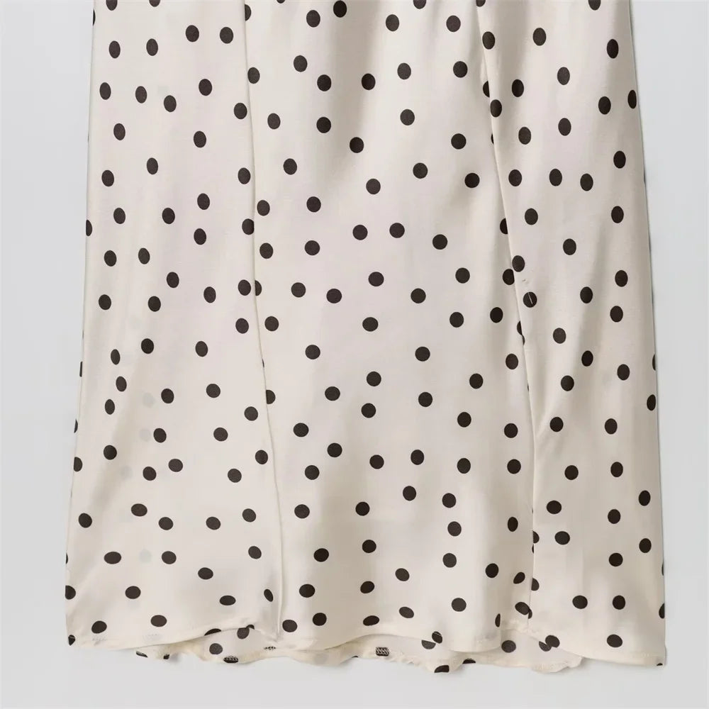 Amara Polka Dot Slip Dress