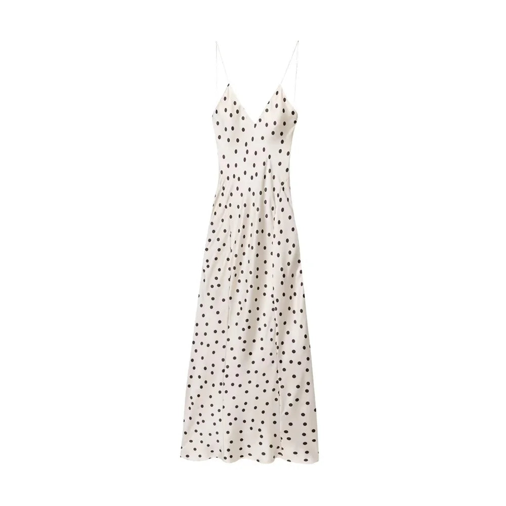 Amara Polka Dot Slip Dress
