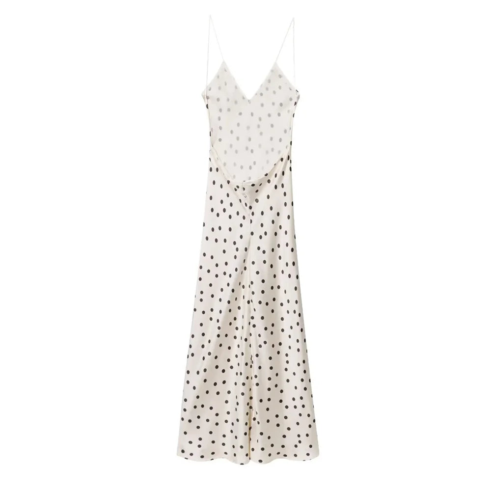 Amara Polka Dot Slip Dress